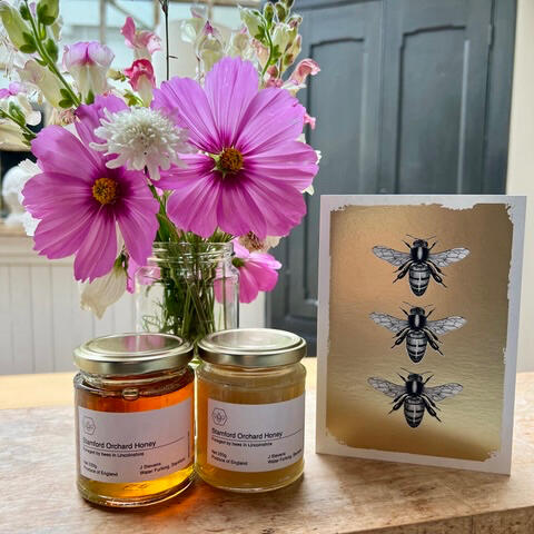 Honey + flowers